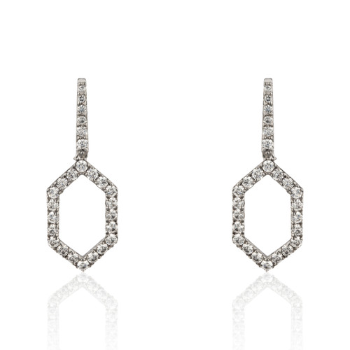 Delicate Geometric Drop Earring