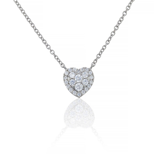 Pave Heart Pendant (.7 TDW) Pave Heart Pendant (.7 TDW)