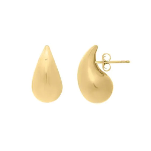 Puffed Tear Drop Earring Puffed Tear Drop Earring