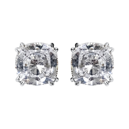 Cushion Cut Studs (3 TCW-10 TCW)
