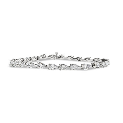 .5CT East West Pear Shape Bracelet(12.5 TCW)