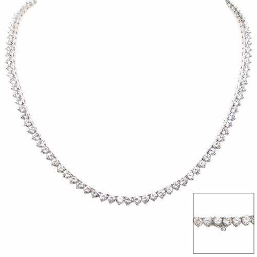 My Wedding Wardrobe Round Tennis Necklace (3.25mm)