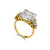11CT Princess cut with 1.1TCW Round Sides(12.1 TCW)