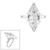 7.5ct Marquise Cut Center with 5ct Baguette Cut on the sides. Center stone size: 20x10mm 17152-10-CZ-14K
