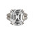 Asscher Cut Center with Split Shank Pave (12.2 TCW)