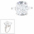 16 X 13 1/2 CUSHION CUT WITH TAPERED BAGUETTES F1117-CZ-14K