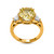 3.5CT OVAL CUT WITH DOUBLE TAPERED BAGUETTES F1302-CAN-CZ-14K