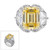LARGE EMERALD CUT COCKTAIL RING F1306-CAN-CZ-14K