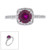 Ruby Round Center with Cushion Halo (1.95 TCW) Ruby Round Center with Cushion Halo (1.95 TCW)