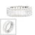Eternity band with 23 Baguette stones all around. F312-CZ-14K