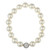 22MM PEARL NECK W/ PAVE BALL CLASP - NF793/PRL/CZ