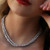 Round Tennis Necklace (3.25mm)