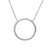 LARGE ROUND CIRCLE PENDANT - PF797L/CZ