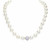 White Pearls with Dazzling Clasp Necklace