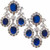 Sapphire Cabochon Drop Earring (71.5 TCW) Sapphire Cabochon Drop Earring (71.5 TCW)