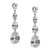 EARRING 3 PS 1 MARQ IN LINE DROP LG BOT PS - CJ92/CZ