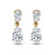 Double Pear Drop Earrings (15 TCW)