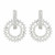 Double Circle Pave Drop Earring (5.6 TCW)