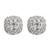 Square-Cut Halo Earrings (11.8 TCW)