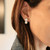 Round Double Stud Earrings (8 TCW)