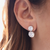 Graduated Double Stud Earrings (12 TCW)