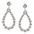OPEN PEAR ROP EARRING - EF1070/CZ