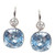 Aquamarine Cushion Drop with Bezel (11 TCW) Aquamarine Cushion Drop with Bezel (11 TCW)