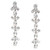 OVAL DROP EARRING - EF1135/CZ