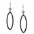 TUBE TOP WITH OPEN OVAL ON WIRE - EF976/BLK/CZ