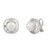 Pearl with Baguette Halo Earrings (1.7 TCW) Pearl with Baguette Halo Earrings (1.7 TCW)