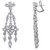 2.25" CHANDELIER EARRING - EF1358/CZ