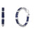 Large Emerald-Cut Sapphire Mix Hoop Earrings (28.5TCW) Large Emerald-Cut Sapphire Mix Hoop Earrings (28.5TCW)
