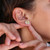 Square-Cut Canary Studs with Pave Halo Square-Cut Canary Studs with Pave Halo