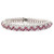 Ruby Mix Round Brilliant Stone Bracelet