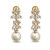 Cluster drop with 10mm pearl - E5/110 - PRL/CZ