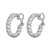 Medium Oval-Cut Hoop Earrings (15TCW) Medium Oval-Cut Hoop Earrings (15TCW)