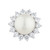 15MM PEARL WITH STONES AROUND