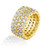 Four Row Round Eternity Band (4.8 TCW)