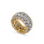 Three Row Oval & Round Eternity Band Three Row Oval & Round Eternity Band