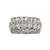 Three Row Oval & Round Eternity Band Three Row Oval & Round Eternity Band
