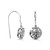 Solitaire Wire Drop Earrings Solitaire Wire Drop Earrings
