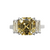 Canary Asscher with Baguette Side Stones (4 TCW)