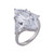 Marquise with Trillion Side-Stones Ring (12 TCW) Marquise with Trillion Side-Stones Ring (12 TCW)