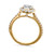 Round Halo Ring with Pave Band (2.30 TCW)