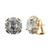 12ct Cushion Cut Earring (24 TCW) - EF1552-CZ