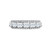 Pave Set Emerald Cut Band - F1571-CZ-14K