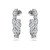 Alternating Round Oblong Hoop Earring (4.5TCW) Alternating Round Oblong Hoop Earring (4.5TCW)