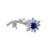 Flower Brooch with Sapphire Flower Brooch with Sapphire