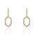 Delicate Geometric Drop Earring