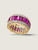 Ruby Baguette and Round Wedding Band (7.25TCW)